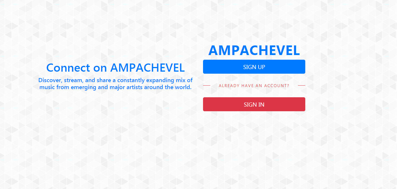 Ampachevel a music player built with apache server and laravel